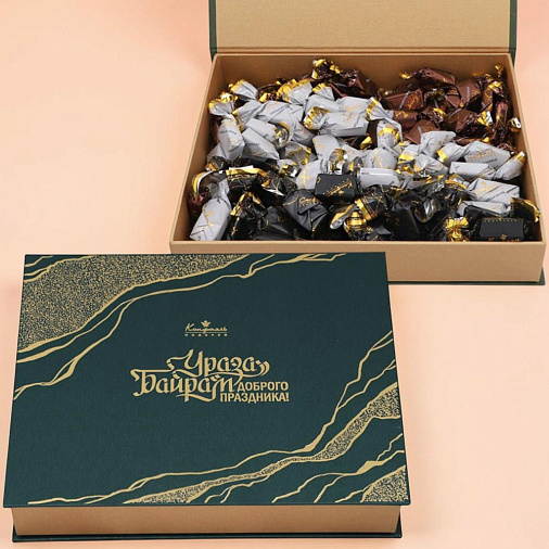 «Ураза – Байрам»  подарочный набор конфет суфле в горьком шоколаде