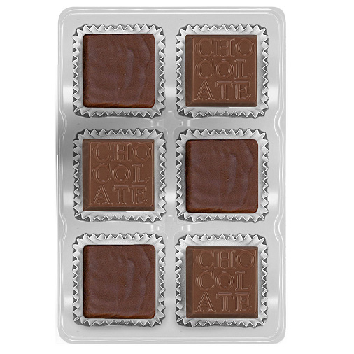 Новогодний набор суфле и шоколадных конфет ассорти 45г