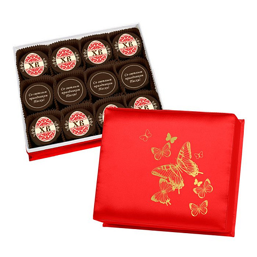 Пасхальные набор суфле в горьком шоколаде