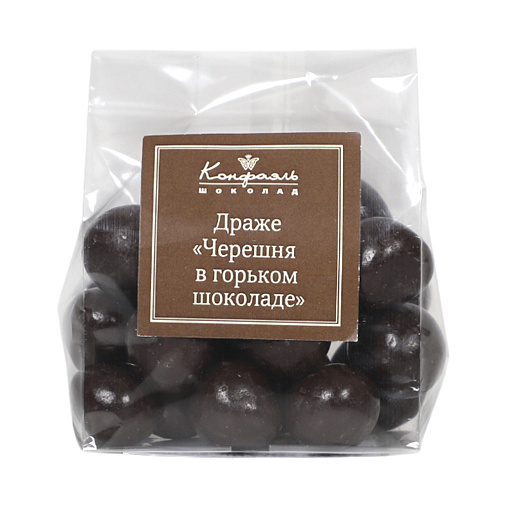 «Любимый вкус» драже черешня в горьком шоколаде 75г