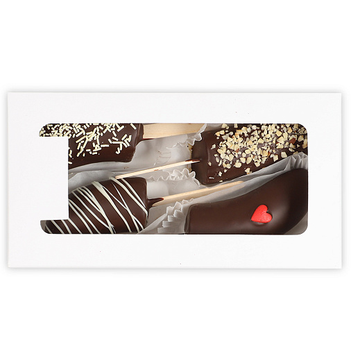 Свежие бананы в горьком шоколаде набор 280г