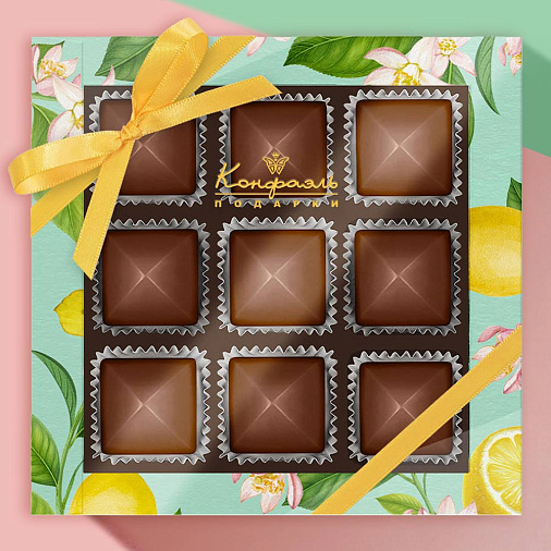 Набор конфет с шоколадной начинкой