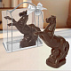 "Конь на дыбах" скульптура средняя шоколад молочный 