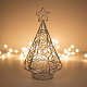 Ёлка-конфетница металлическая, цвет серебро