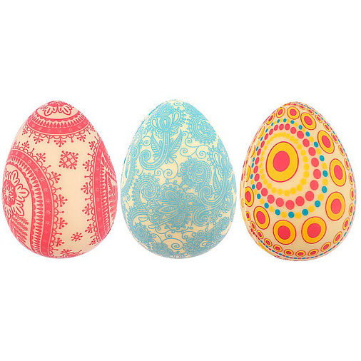 "Авангард" набор 3 яйца белый шоколад