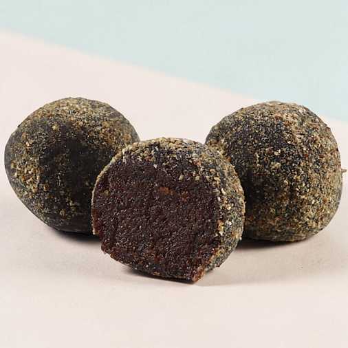 Финиковый трюфель (кофе с цедрой апельсина, кунжут, мак)