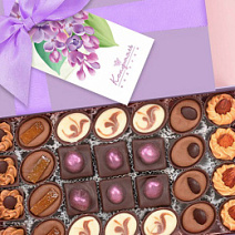 Набор конфет ручной работы (сиреневый)