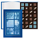 Новогодняя синяя книга с конфетами ассорти и мармеладом 305г