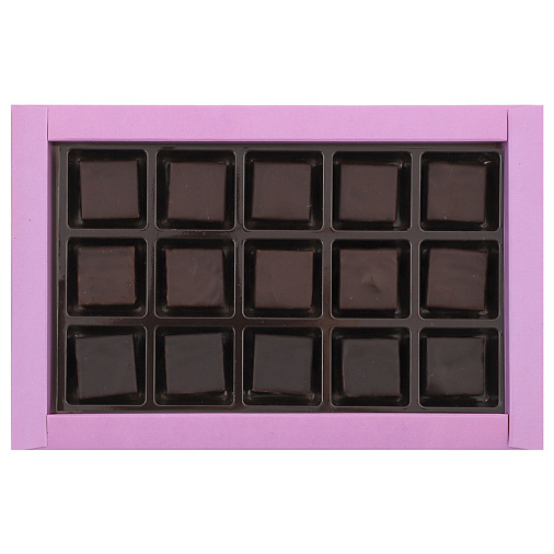 «Дед Мороз на санях» набор конфет суфле в горьком шоколаде 90г