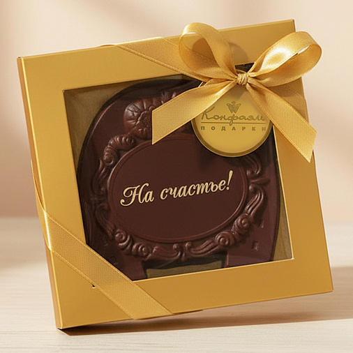 "На счастье" подкова шоколад молочный 