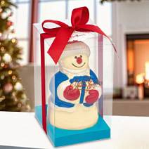 "Снеговик" скульптура белый шоколад