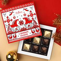 Новогодний набор шоколадных конфет 95г