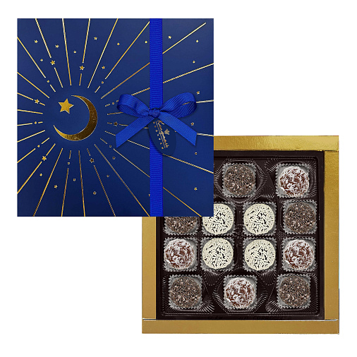 "Ураза-Байрам" набор конфет ручной работы из сухофруктов (синий)