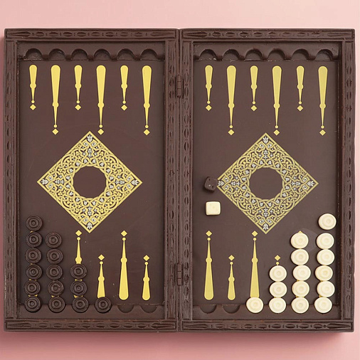 "Нарды" молочный и белый шоколад