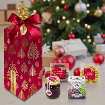 Новогодний набор: конфеты ассорти, цукаты, драже, варенье, чай 355г