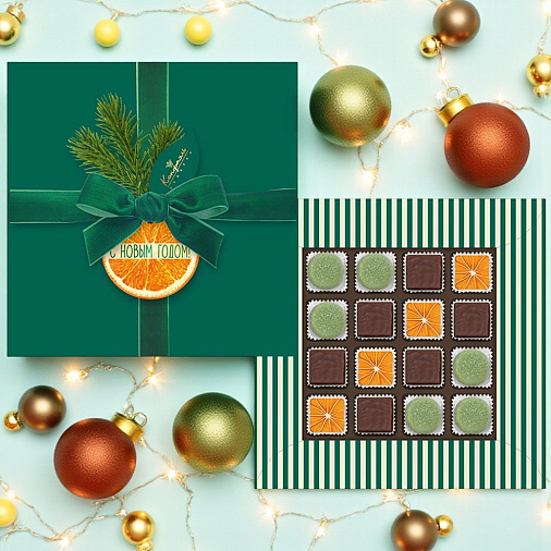 Новогодний набор конфет 170г