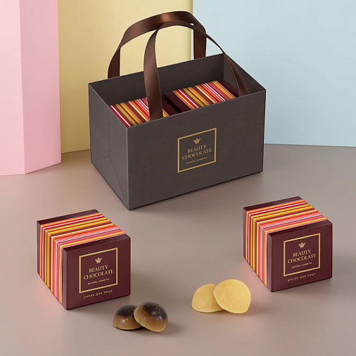 Набор для лица: какао-масло и скраб 120г