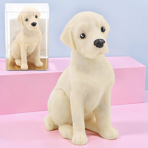 "Лабрадор" скульптура белый шоколад
