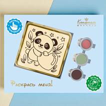 "Панда с сердцем" раскраска набор шоколада 45г