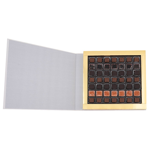 Подарочный набор с конфетами: мармелад, конфеты ассорти (мега-книга белая)