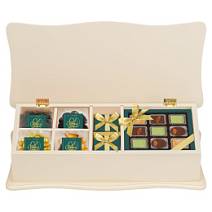 Подарочный набор: шоколад, мармелад, конфеты глазированные, конфеты ассорти 515г