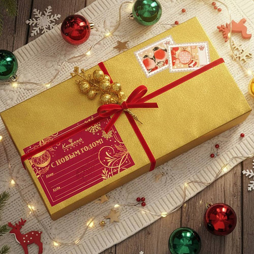 Новогодний набор шоколадных конфет 215г