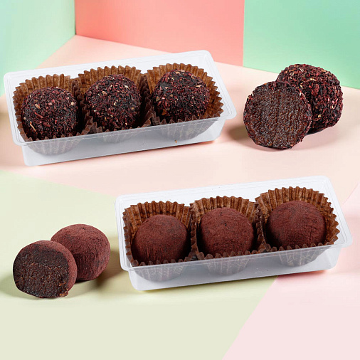 Финиковый трюфель (гибискус и арония)