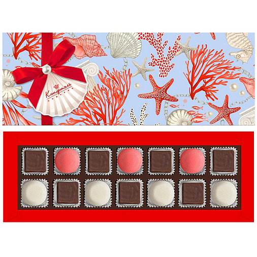 Набор конфет суфле со вкусом «манго», мармелад со вкусом «сливочная намелака», со вкусом «личи» 160г