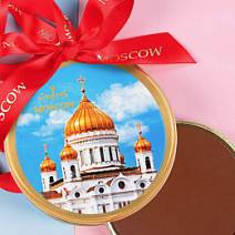 "Храм Христа Спасителя" медаль молочный шоколад
