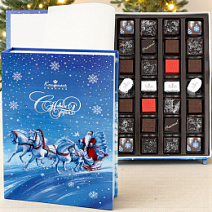 Новогодняя книга с шоколадными конфетами 285г