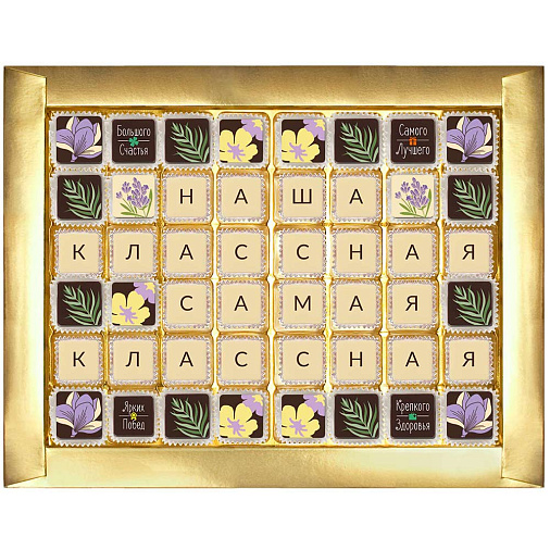 "Наша классная самая классная" шоколадные конфеты 48 конфет