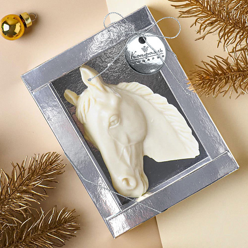 "Лошадь" барельеф шоколад белый 60г