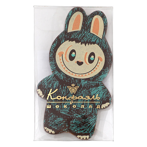 "Лабубушка" шоколад молочный 18г (голубой декор)