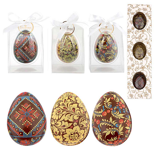 "Хохлома"3 яйца молочный шоколад