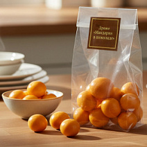 «Любимый вкус» драже мандарин в белом шоколаде 
