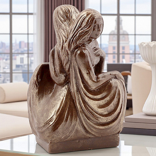 "Близнецы" скульптура молочный шоколад 265 г