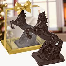 "Конь на дыбах" скульптура шоколад горький 2800г