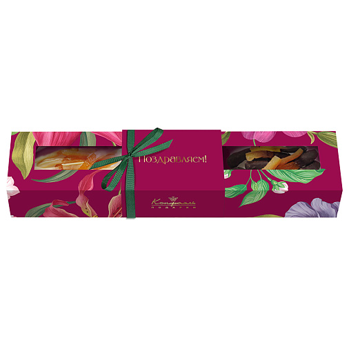 Набор цукатов апельсиновые корочки в молочном и белом шоколаде 80г