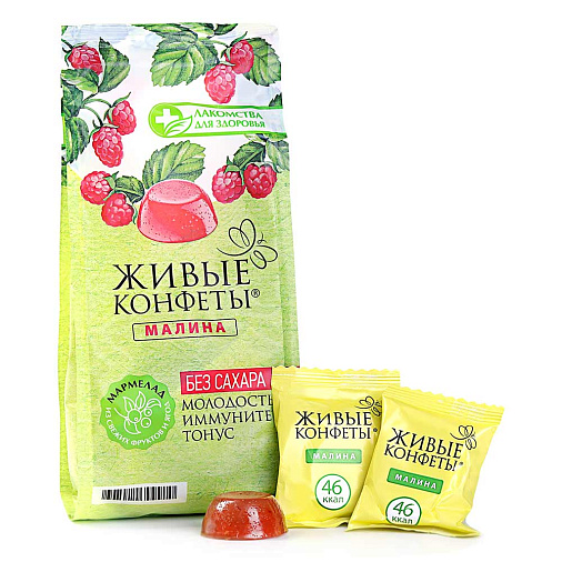"Без сахара" мармелад желейный малина 170г