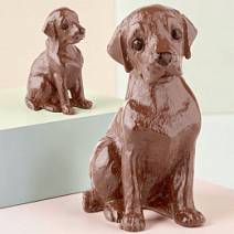 "Лабрадор" скульптура молочный шоколад