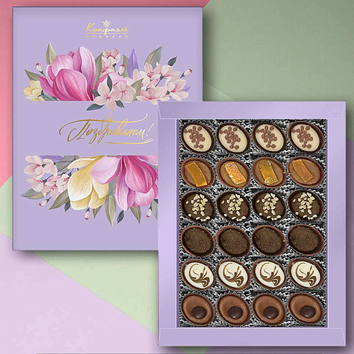 Набор конфеты ручной работы (сиреневый)